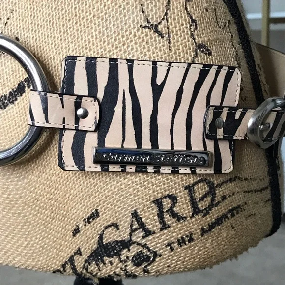 Y2K Carmen Steffens Zebra Print Adjustable Belt - Picture 5 of 8